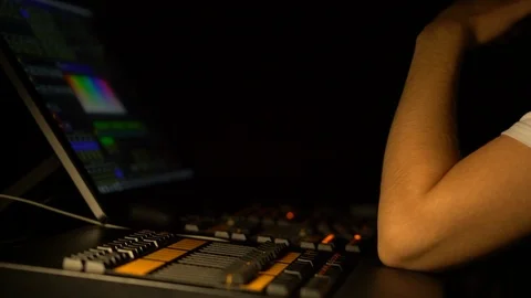 The control panel Stock Footage 111178582