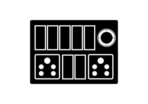 Control Panel Icon Illustrazione stock