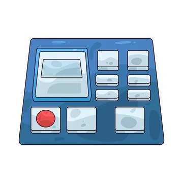 Control Panel illustration Stock Illustration