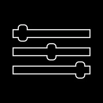 Control panel it is icon . Stock Illustration