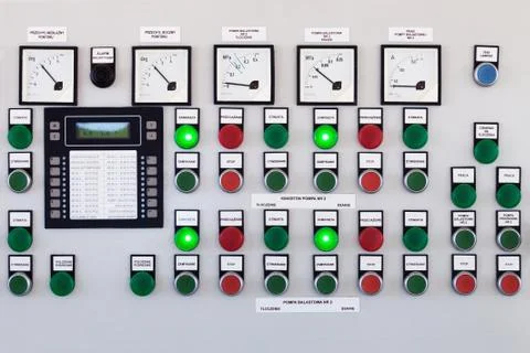 Control panel Foto stock