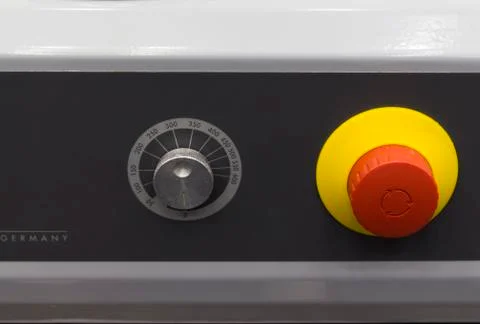 Control panel of  Polishing machine for laboratory Stock Photos