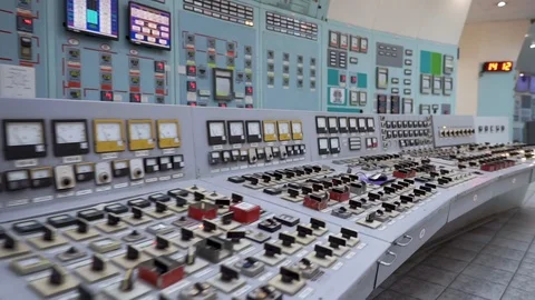 Control Panel Power Station. Stock Footage 107644006