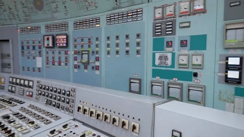 Control Panel Power Station. 스톡 동영상 107644028