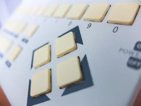 Control panel for rotating video cameras Stock Photos