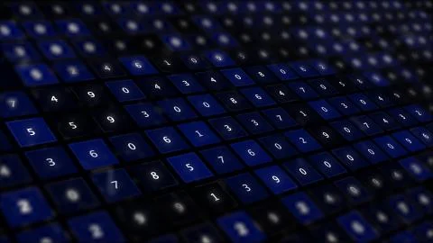 Control panel texture with lots of buttons. Stock Illustration