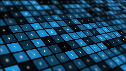 Control panel texture with lots of buttons. Stock Illustration