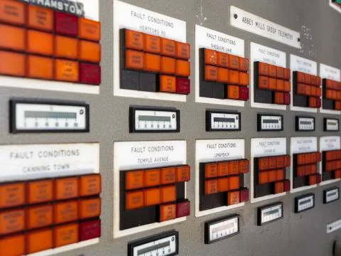 Control panels Stock Photos