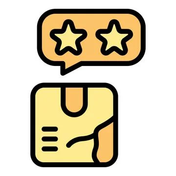 Control parcel icon vector flat 스톡 일러스트