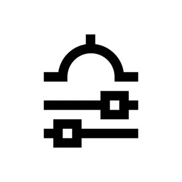 Control pixel perfect icon Ilustração Stock