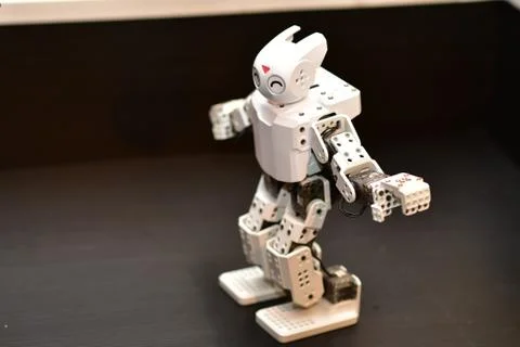 Control a Robot.Move a Robot and learn science Technology. 写真素材