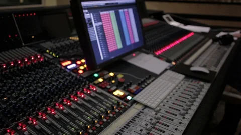 CONTROL ROOM 3 Stock Footage 88604398