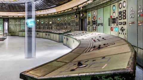 Control Room Animation Loop Stock Footage 307907906