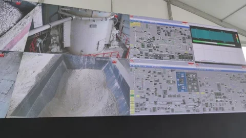 Control room at the factory. Stock Footage 164920369