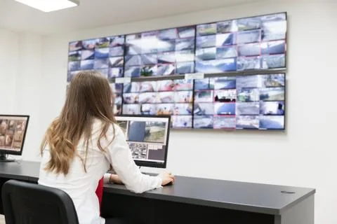 Control room operator Stock Photos