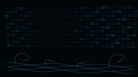 Control Room Overview Tracks The Whole Network State Stock-Footage 344513466