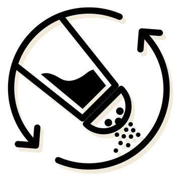 Control Salt Intake - Icon Stock Illustration