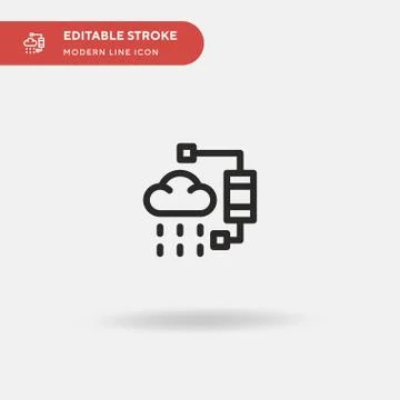 Control Simple vector icon. Illustration symbol design template for web mobil Stock Illustration