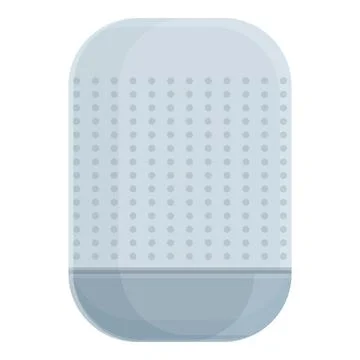 Control smart device icon cartoon vector. Voice speaker Illustrazione stock