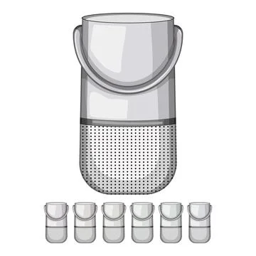 Control smart speaker cartoon vector graphic 스톡 일러스트
