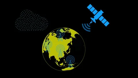 Control technology through a wireless network Stock Footage 244134134