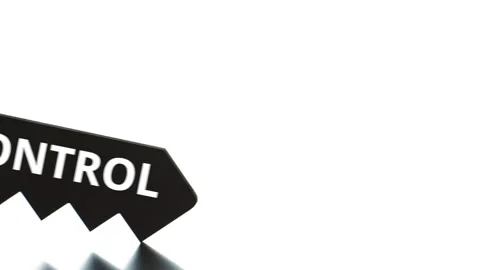 CONTROL text on the key icon Stock Footage 143222832