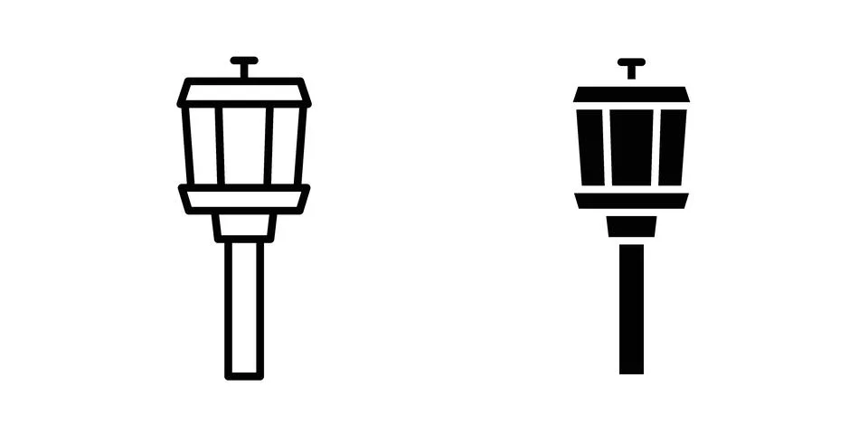 Control Tower icon concept. best for web design Stock Illustration