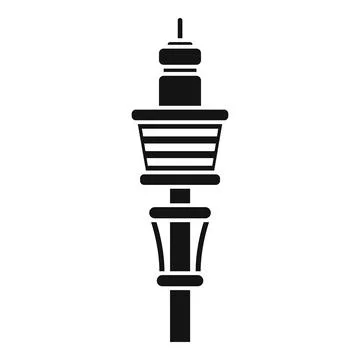 Control tower for managing air traffic at airport Stock Illustration