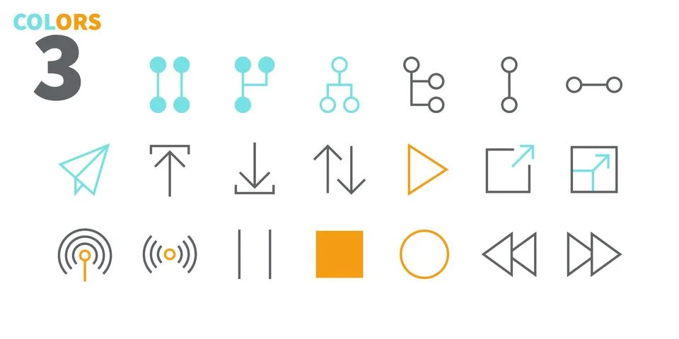 Control UI Pixel Perfect Well-crafted Vector Thin Line Icons 48x48 Ready for Stock Illustration