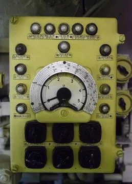 Control unit in the battery compartment Stock Photos