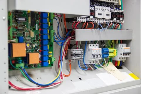 Control voltage switchboard with circuit breakers for main swith Photos