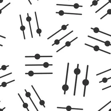 Control volume icon in flat style. Audio adjusting sign vector illustration o 스톡 일러스트