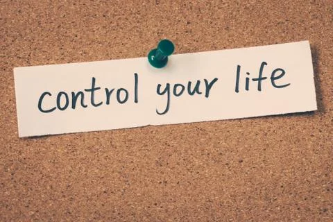 Control your life Stock Photos