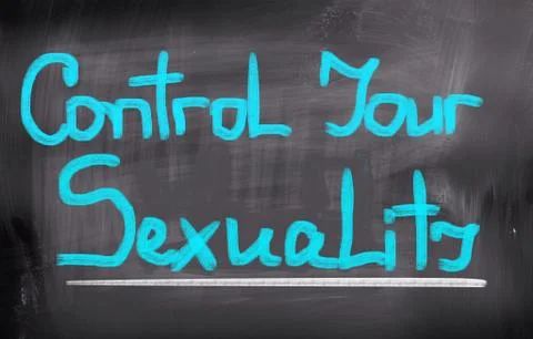 Control Your Sexuality Concept Stock Illustration