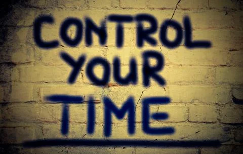 Control Your Time Concept Stock Illustration