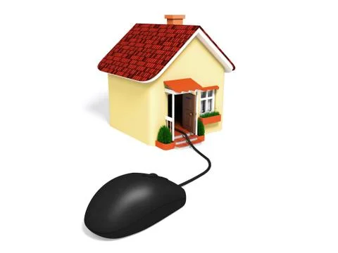 Controlled house Illustrazione stock