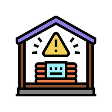 Controlled implosions dynamite color icon vector illustration Stock Illustration