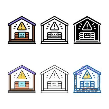 Controlled implosions dynamite color icon vector clean Stock Illustration