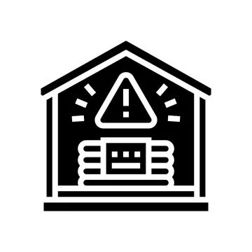 Controlled implosions dynamite glyph icon vector illustration Stock Illustration