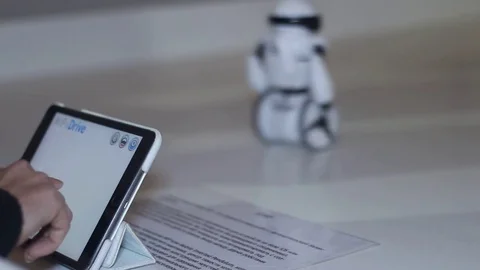 Controlled robot Stock Footage 81789657