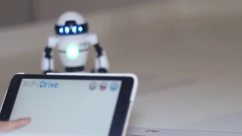 Controlled robots Stock Footage 81789358