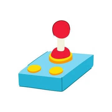 Controller arcade joystick cartoon vector illustration Stock Illustration