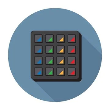 Controller Controller flat icon. Copyright: xZoonar.com/RobertoxRizzox 943... Stock Photos