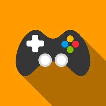 Controller flat icon. Illustration for web and mobile design. イラスト素材