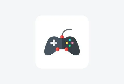 Controller gameboy  fully editable vector icon Stock Illustration
