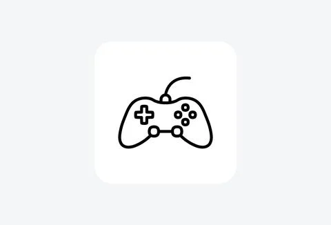 Controller gameboy  fully editable vector icon Stock Illustration