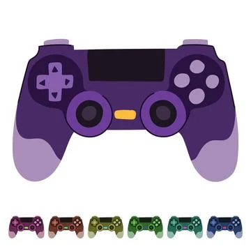 Controller gamepad vector cartoon graphic Stock Illustration