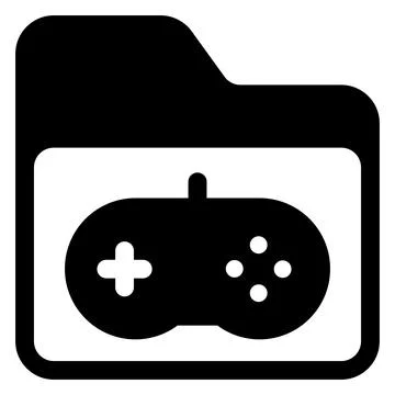 Controller glyph icon vector illustration isolated on white background Stock Illustration