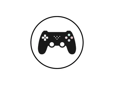 Controller, joystick icon. Vector illustration, flat design. Stock Illustration