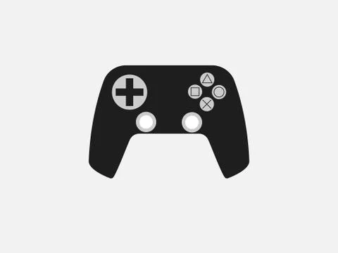 Controller, joystick icon. Vector illustration, flat design. Stock Illustration
